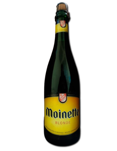 Moinette Blonde 75cl en Verre - Bière Belge Artisanale de Qualité