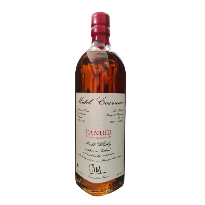 Whisky Michel Couvreur CANDID en verre - Un whisky d'exception