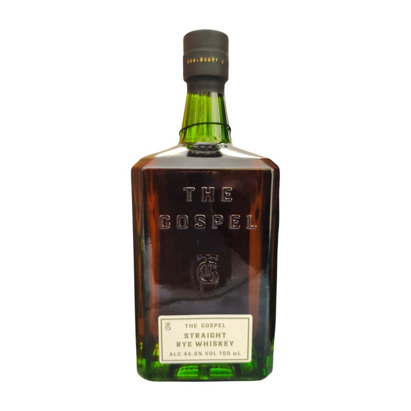 THE GOSPEL Straight Rye Whiskey 70cl – Whisky Premium en verre