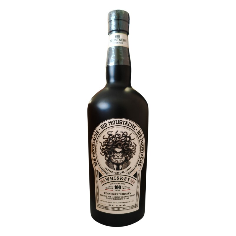 Whisky BIG MOUSTACHE 100 Proof 50% – Bouteille en verre