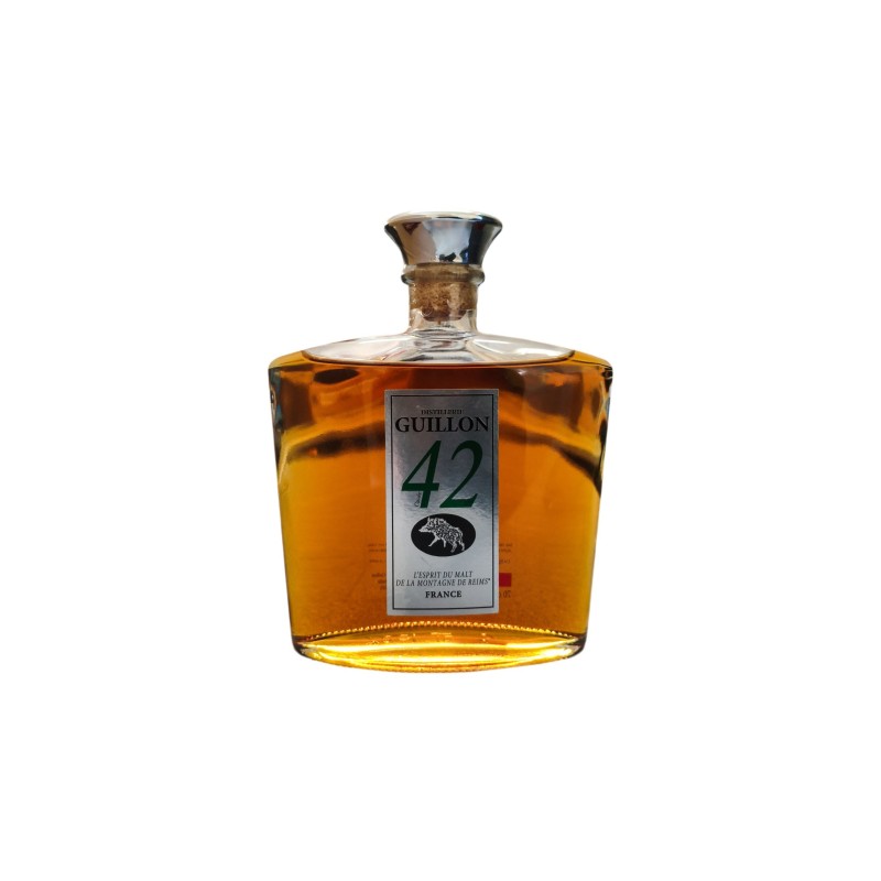 Whisky Guillon 42 en verre – Whisky français artisanal