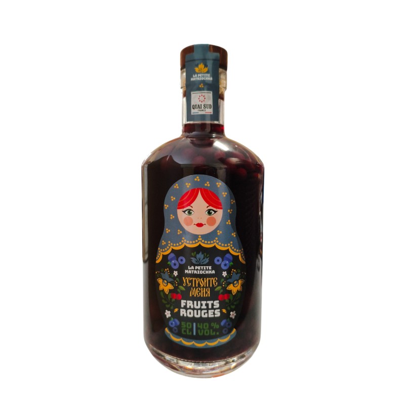 Vodka Fruits Rouges LA PETITE MATRIOCHKA 50cl Verre