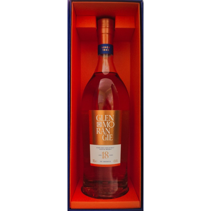 Whisky Glenmorangie 18 ans 43% – Single Malt en verre 70 cl
