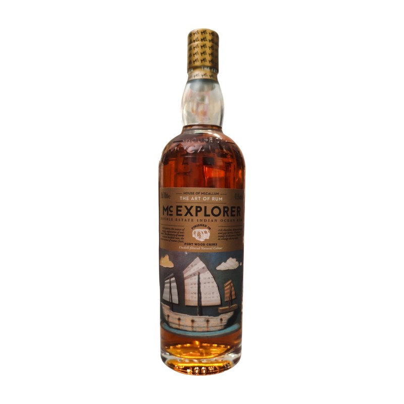 Rhum Mc Callum Mc Explorer verre – Blend premium d’exception