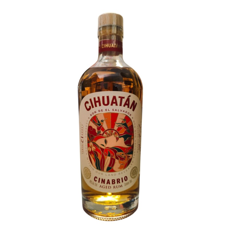 Rhum Cihuatán Cinabrio 70cl - Rhum du Salvador premium