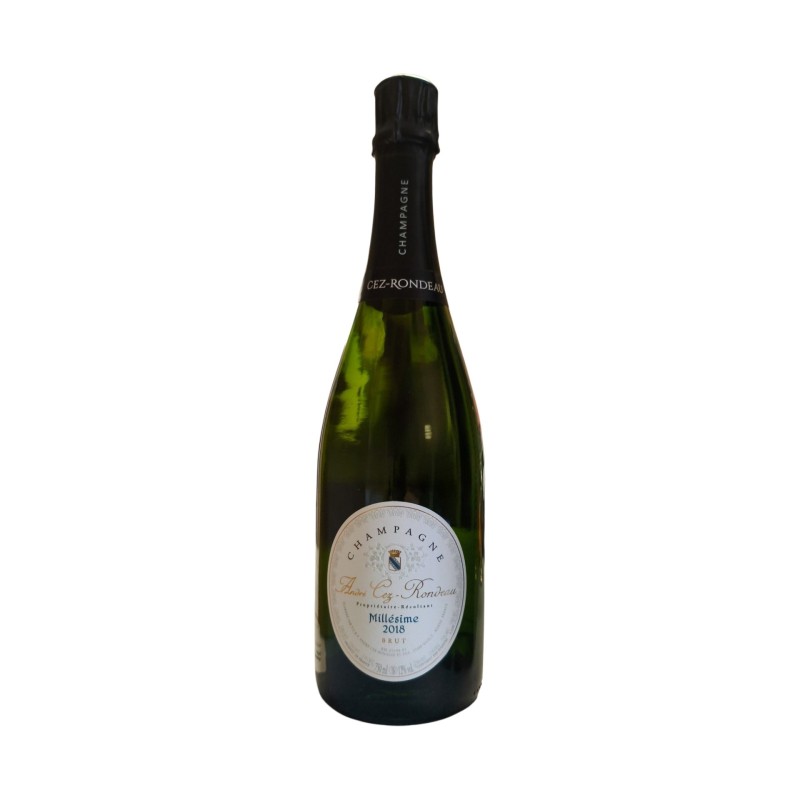 Champagne CEZ-RONDEAU Millésime 2018 Brut – Élégance
