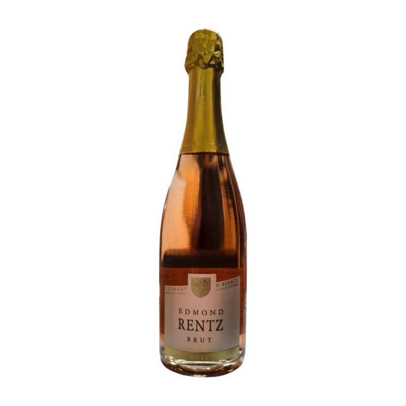 Crémant EDMOND RENTZ Brut Rosé – Vin Effervescent d’Alsace