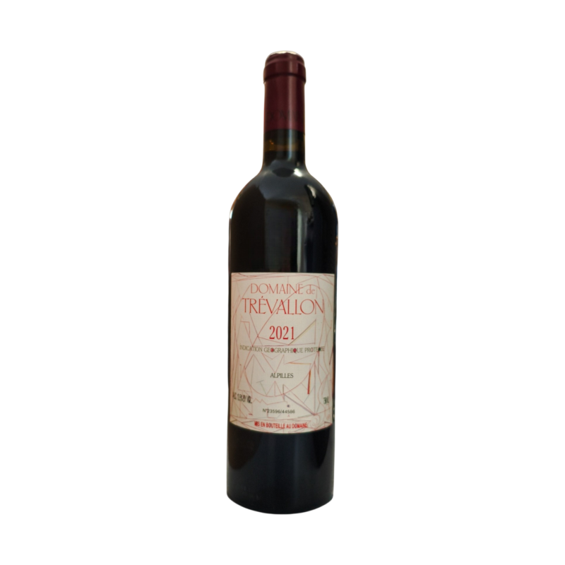 Domaine de Trévallon Alpilles 2021 vin rouge en verre