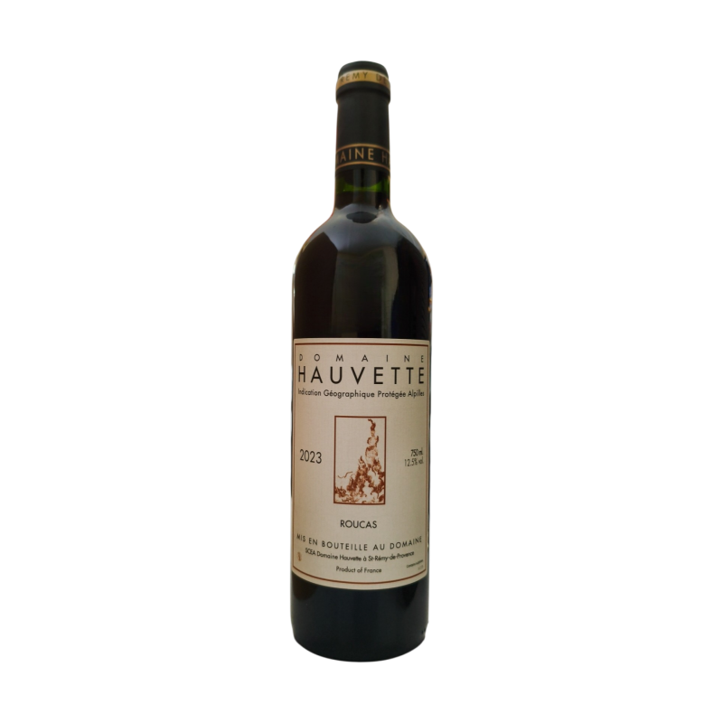 Domaine Hauvette Roucas 2023 Vin Rouge en Bouteille Verre
