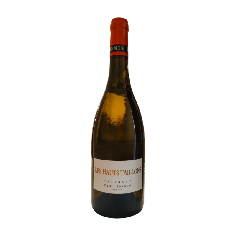 Vin blanc Domaine Bardon Les Hauts Taillons bouteille verre