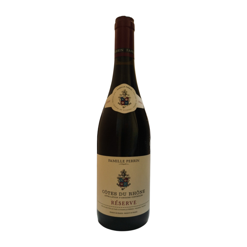 Vin rouge Famille Perrin Réserve 2022 - Bouteille en verre