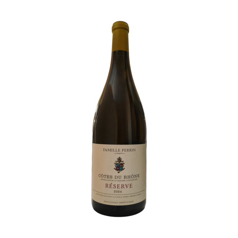 Famille Perrin Réserve 2024 Vin Blanc 150 cl – Raffinement et partage