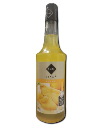 SIROP ANANAS 70cl en verre - Goût exotique et naturel